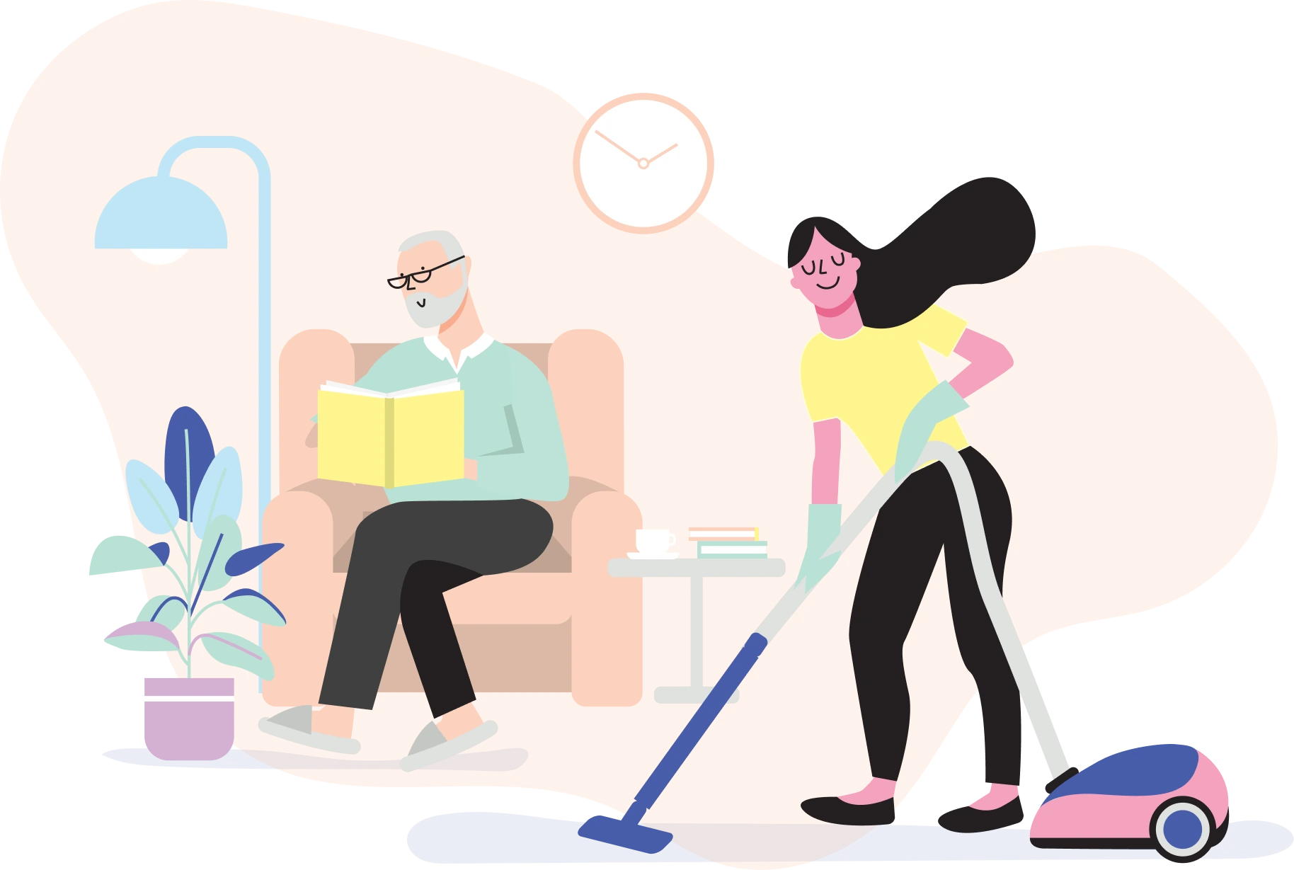 Aunty Grace Vacuum [illustration]