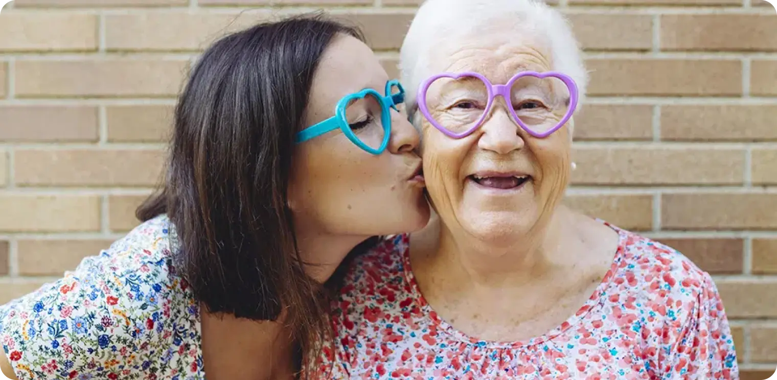Older Women Colorful Glasses [header]